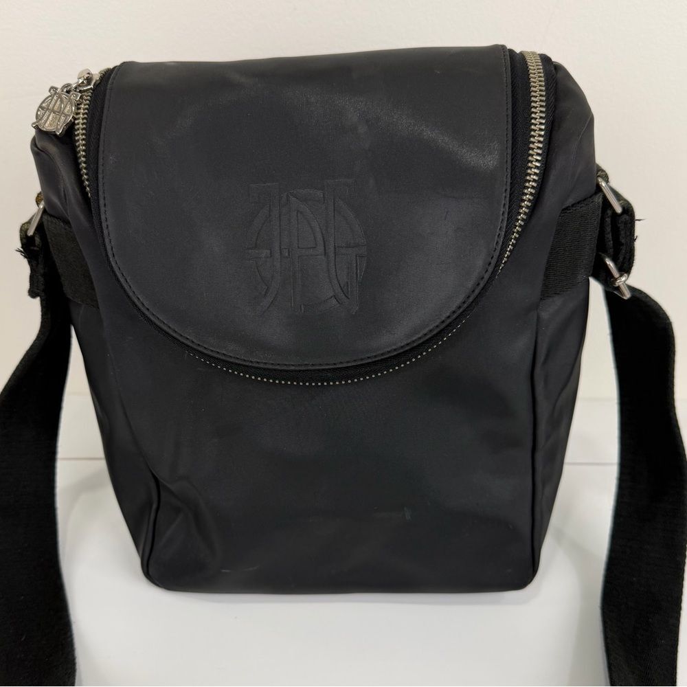 Jean Paul Gaultier Y2K Black Nylon Crossbody Utility Core Bag